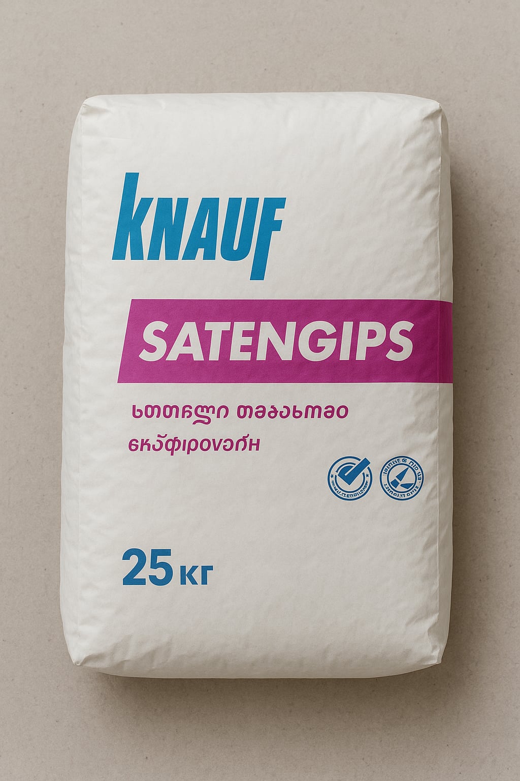 Knauf Satengips ფითხი 25კგ — ფითხი და ბათქაში